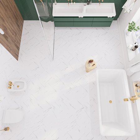 Lucida Surfaces LUCIDA SURFACES, BaseCore Marble 12 in. x 12 in. 2mm 12MIL Peel & Stick Vinyl Plank (36 sq.ft), 36PK BC-914